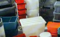 Assorted Plastic Boxes, Bins & Totes